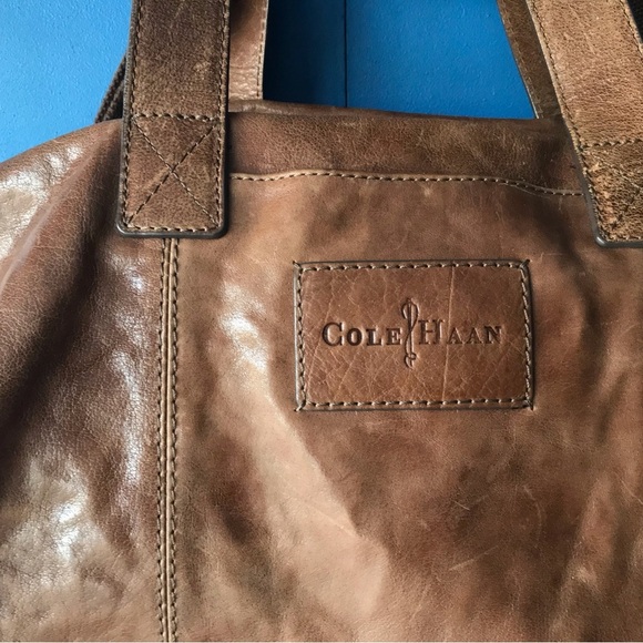 Cole Haan Portage II Leather Duffle Bag - Picture 2 of 11